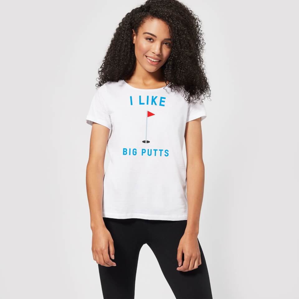 I Like Big Putts Women's T-Shirt - White 1