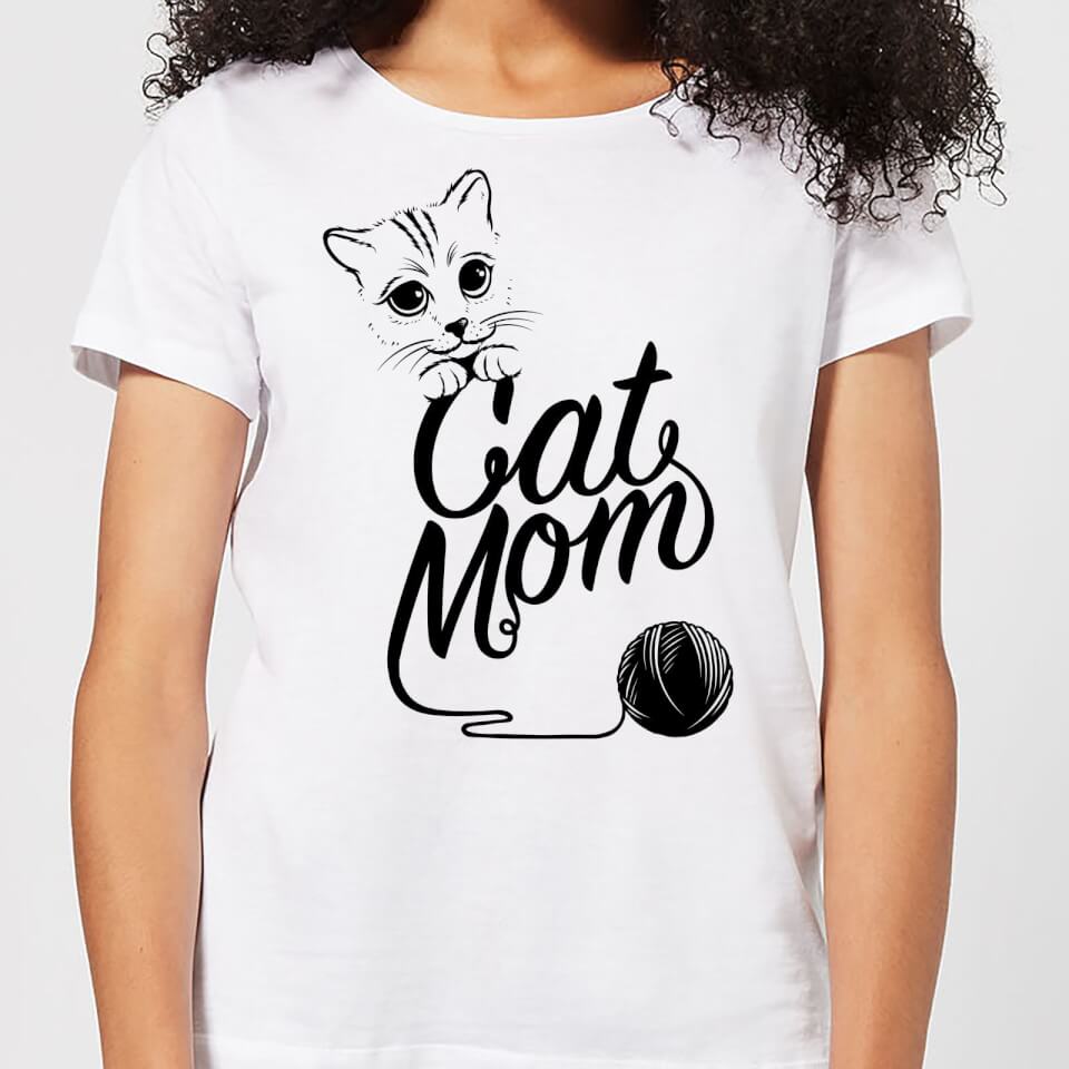 Cat Mom Women's T-Shirt - White