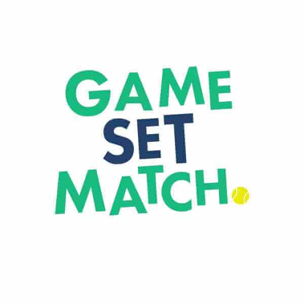Game Set Match T-Shirt - White 1