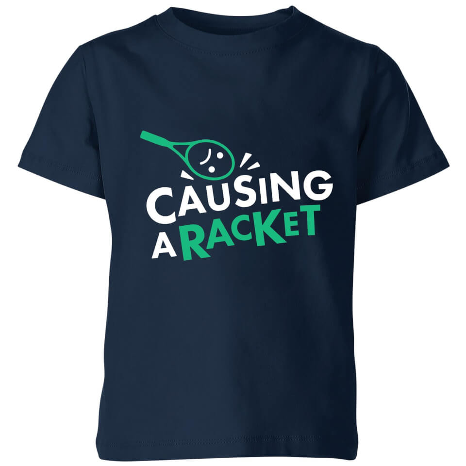 Causing a Racket Kids' T-Shirt - Navy