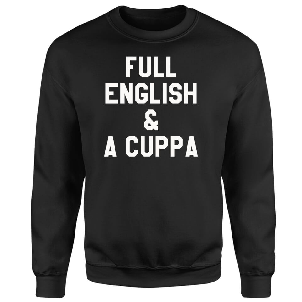 Full English and a Cuppa Sweatshirt - Black 2