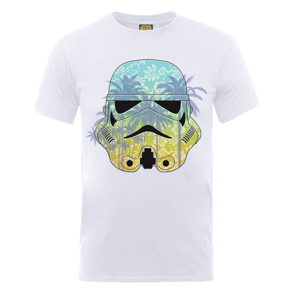 Star Wars Stormtrooper Hawaii T-Shirt - White