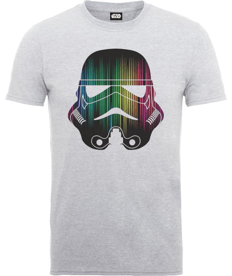 Star Wars Vertical Lights Stormtrooper T-Shirt - Grey