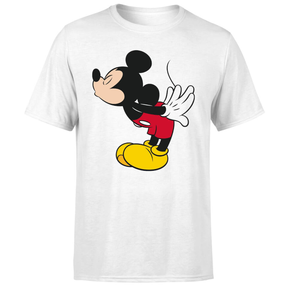 Disney Mickey Mouse Mickey Split Kiss T-Shirt - White 3