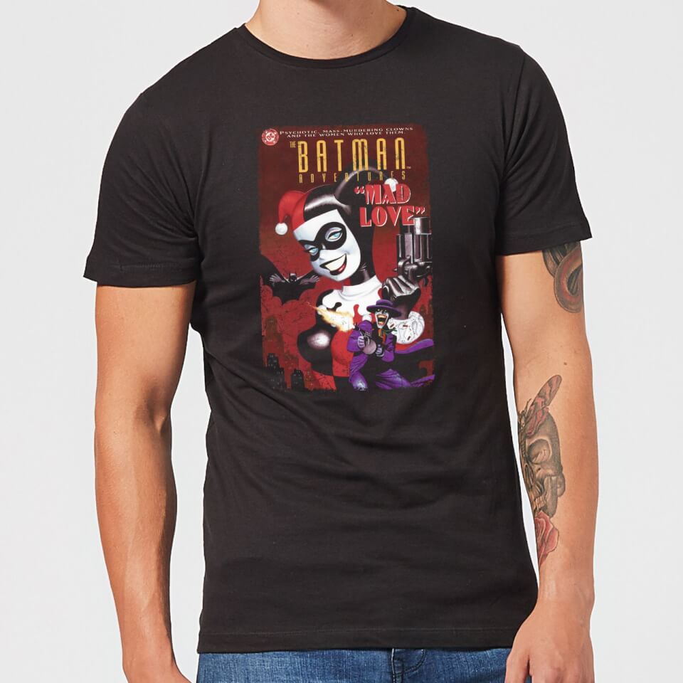 DC Comics Batman Harley Mad Love T-Shirt in Black