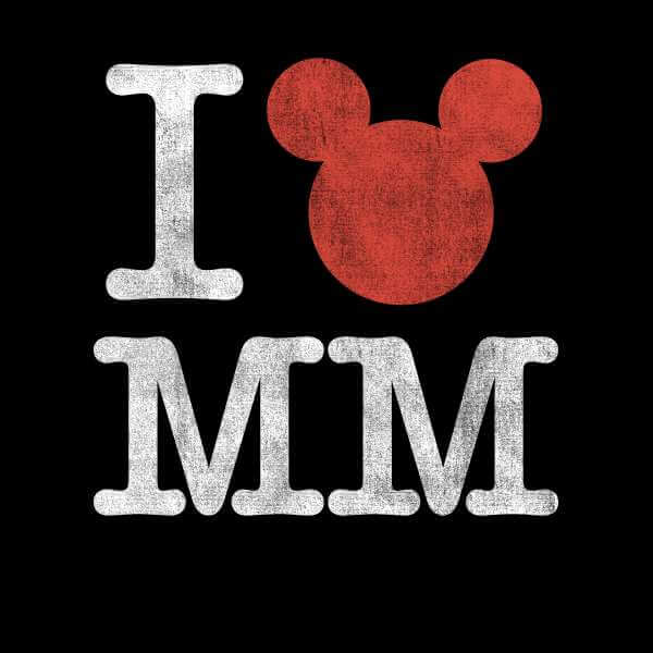 Disney Mickey Mouse I Heart MM Sweatshirt - Black 0