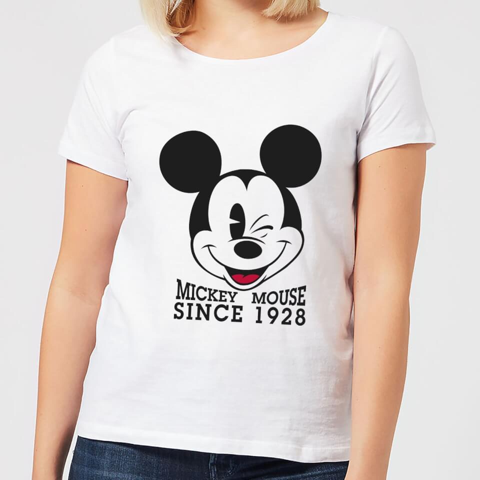 Disney Mickey Mouse Since 1928 Women's T-Shirt - White