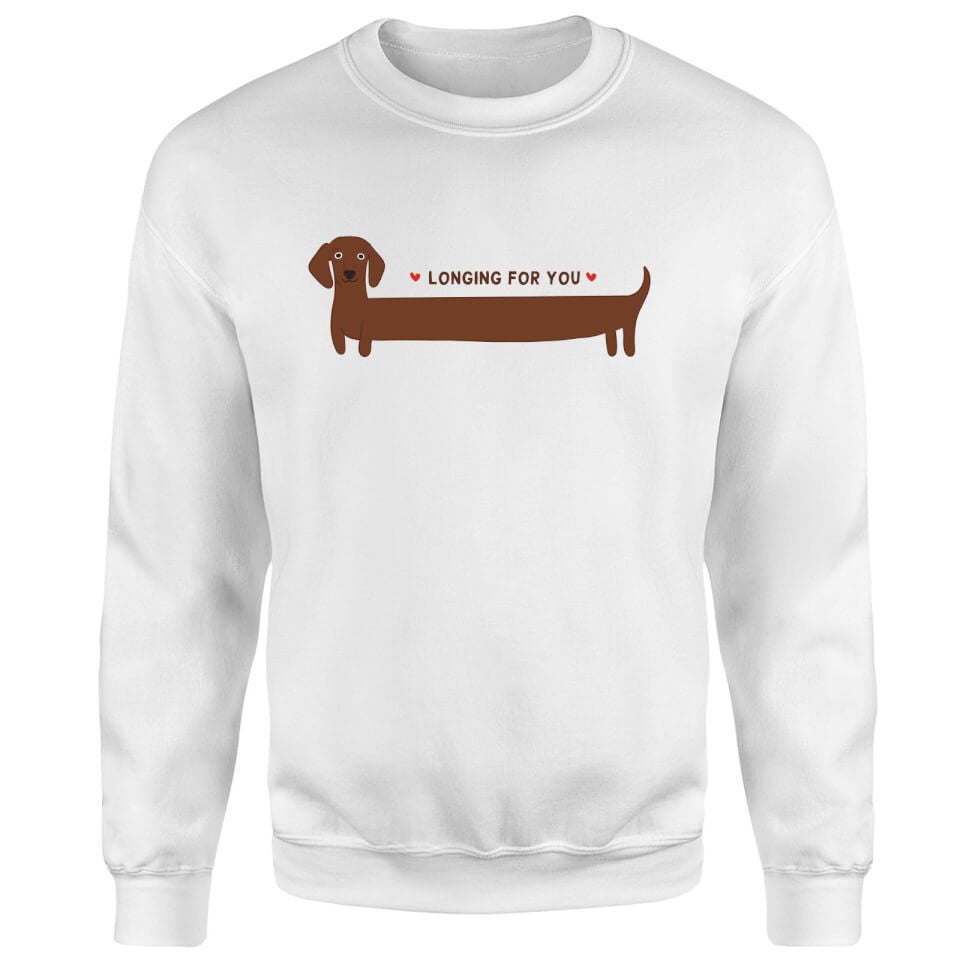 I Long For You Sweatshirt - White