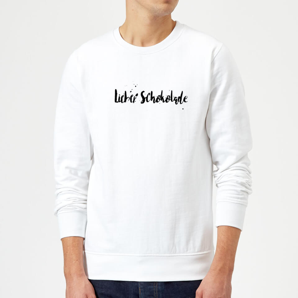 Lieber Schokolade Sweatshirt - White