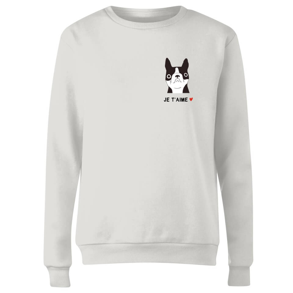 Je'Taime Women's Sweatshirt - White