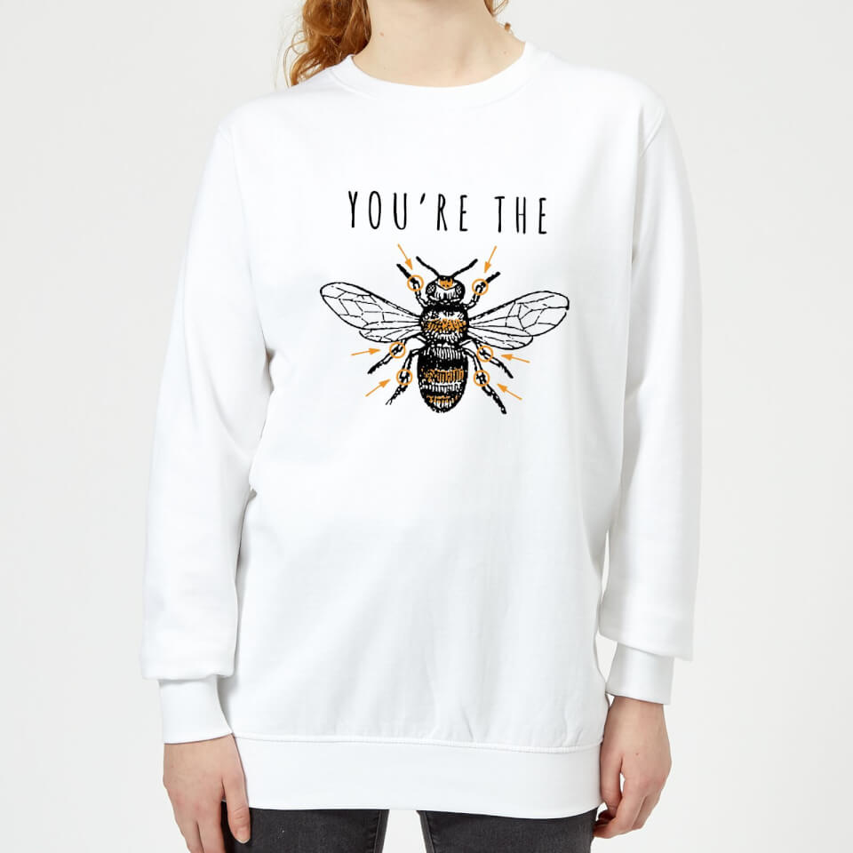 You're The Bees Knees Women's Sweatshirt - White