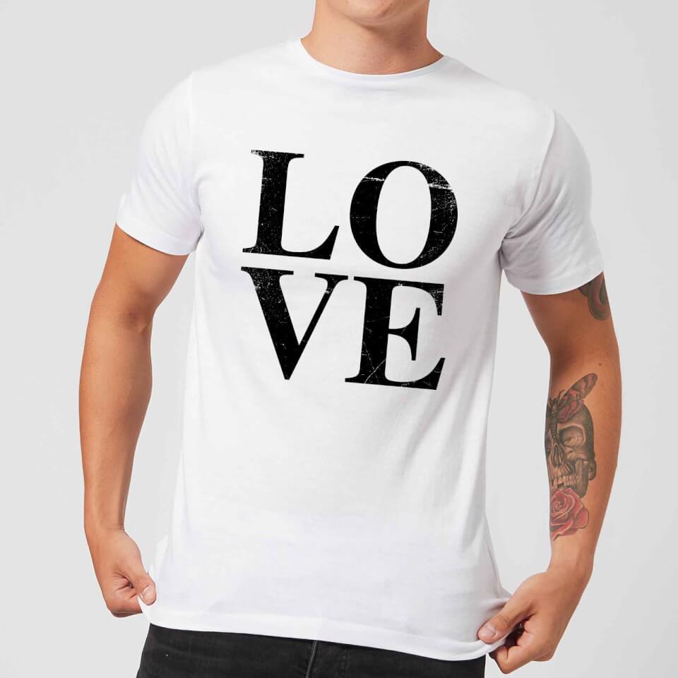 Love Textured T-Shirt - White