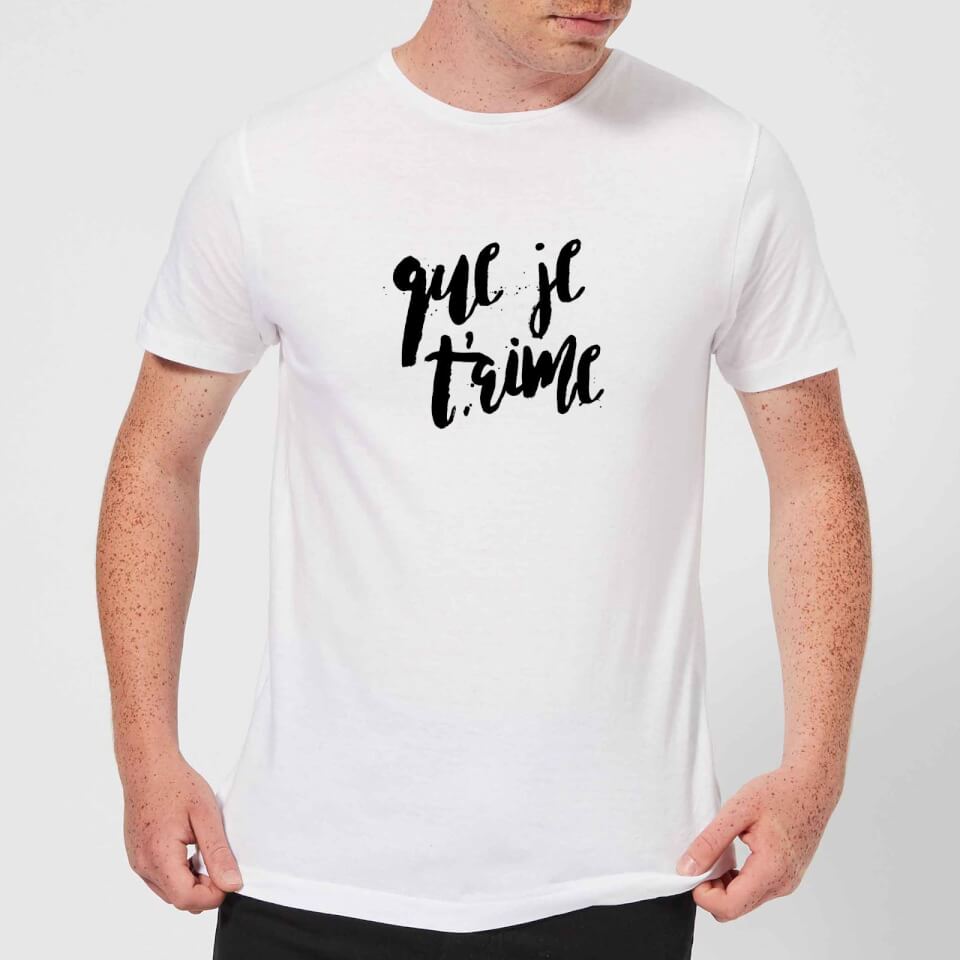 Que Je T’aime T-Shirt - White
