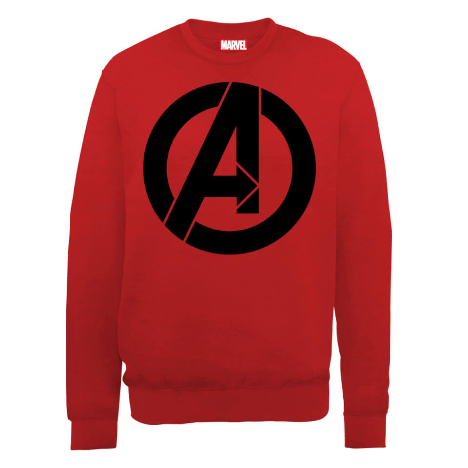 Marvel Avengers Assemble Simple Logo Sweatshirt - Red