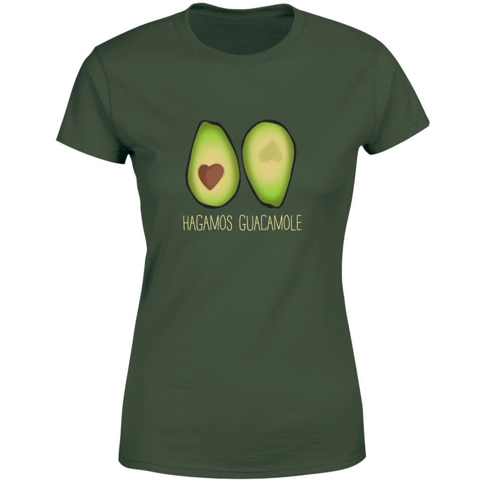 Hagamos Guacamole Women's T-Shirt - Forest Green 3