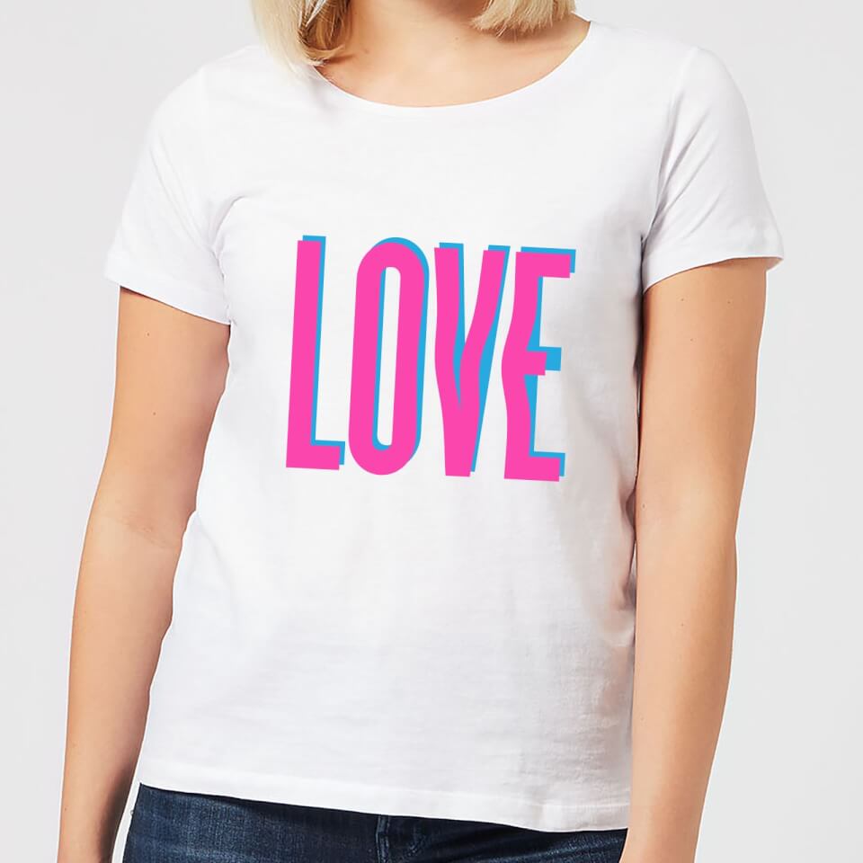 Love Glitch Women's T-Shirt - White