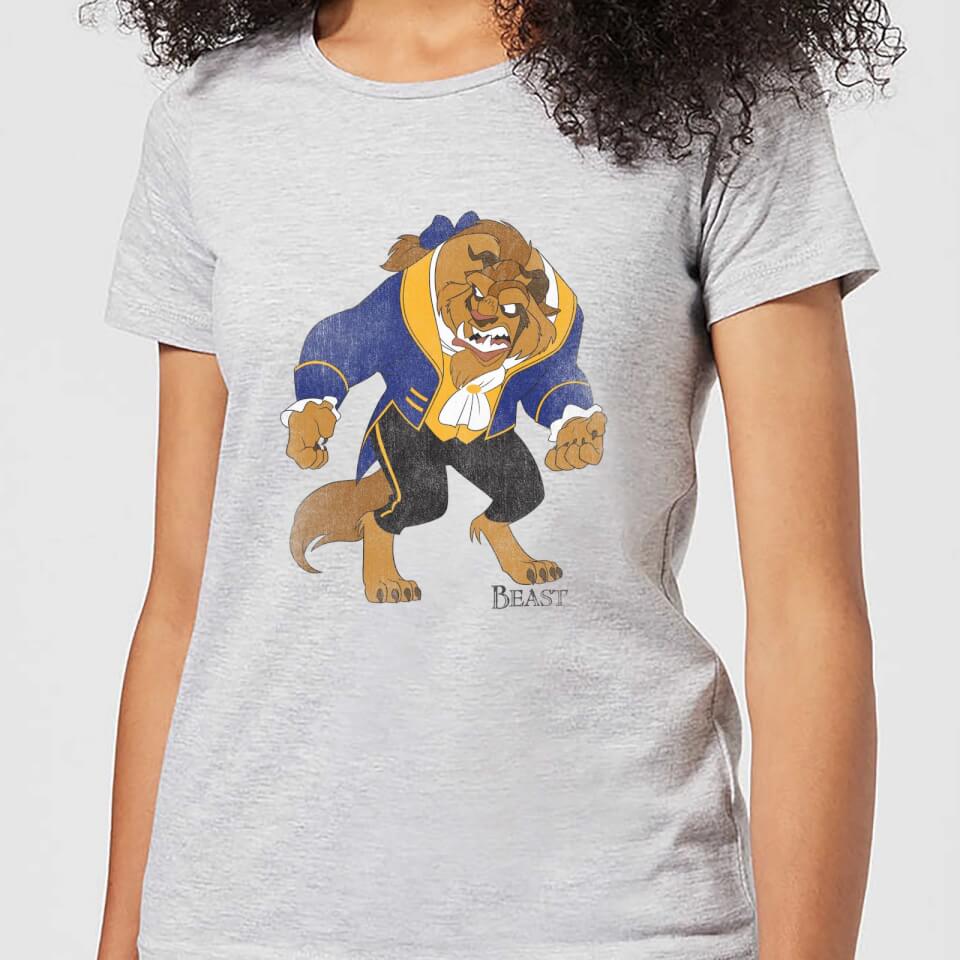Disney Beauty And The Beast Classic Women's T-Shirt - Grey