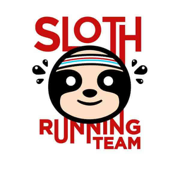 Sloth Running Team T-Shirt - White 0