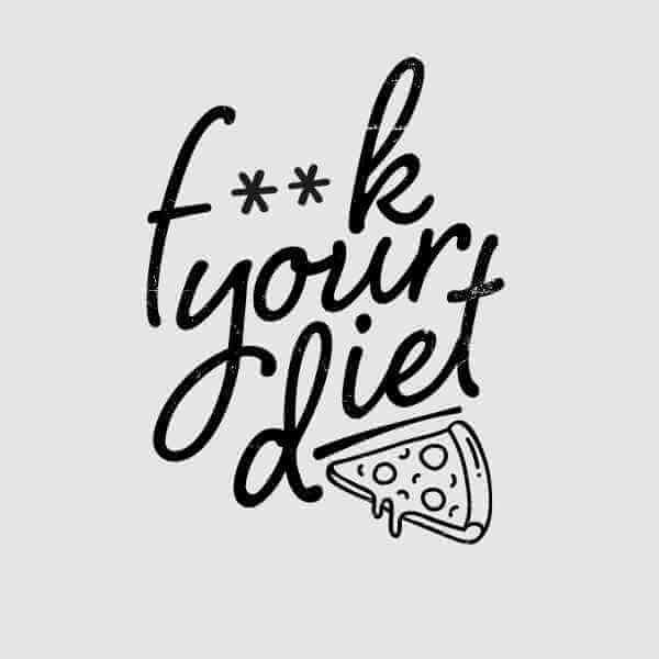 F**k Your Diet T-Shirt - Grey 0