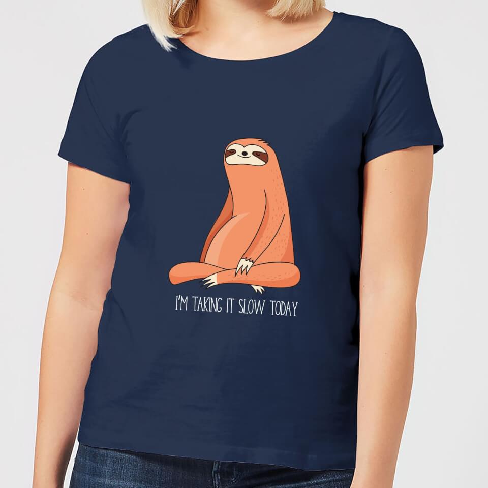 Taking It Slow Today Women's T-Shirt - Navy