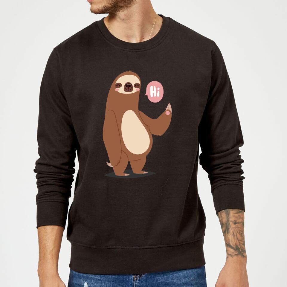 Sloth Hi Sweatshirt - Black