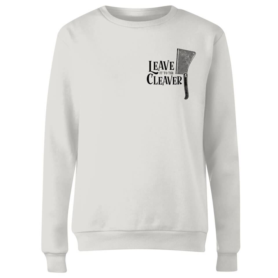 Leave It To The Cleaver Women's Sweatshirt - White