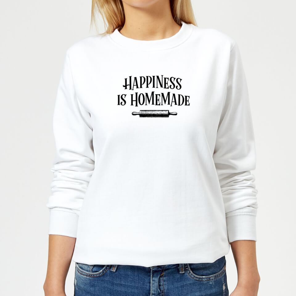 Happiness Is Homemade Women's Sweatshirt - White