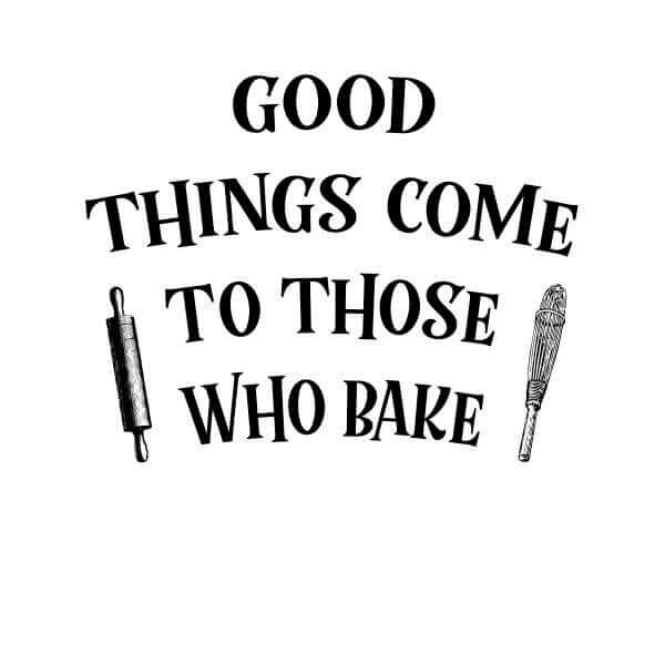 Good Things Come To Those Who Bake Women's Sweatshirt - White 0