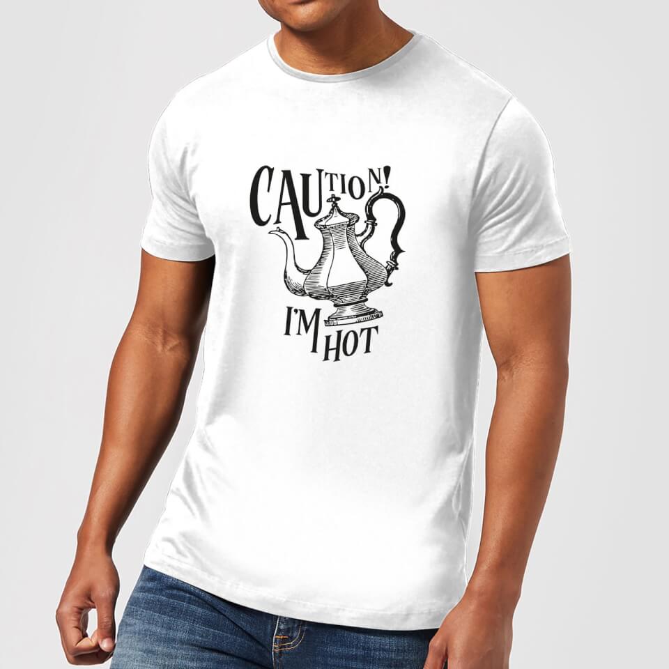 Caution! I'm Hot T-Shirt - White