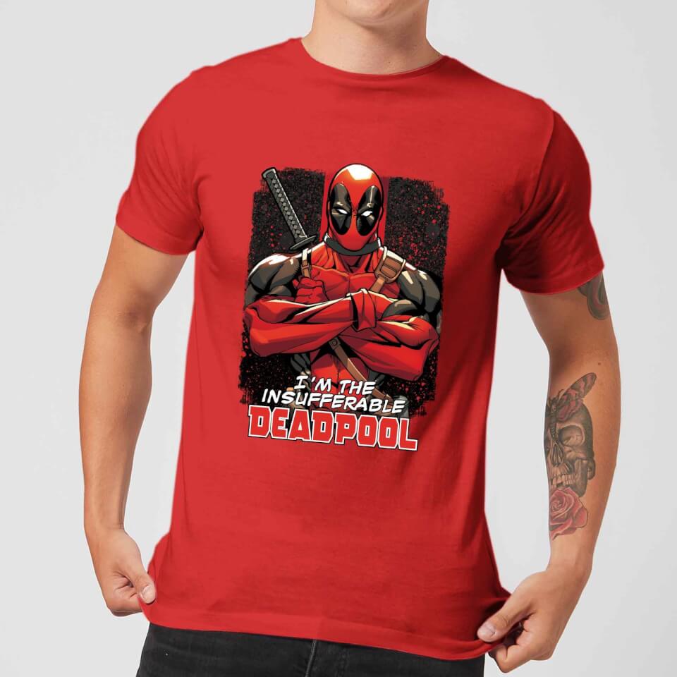 Marvel Deadpool Crossed Arms T-Shirt - Red