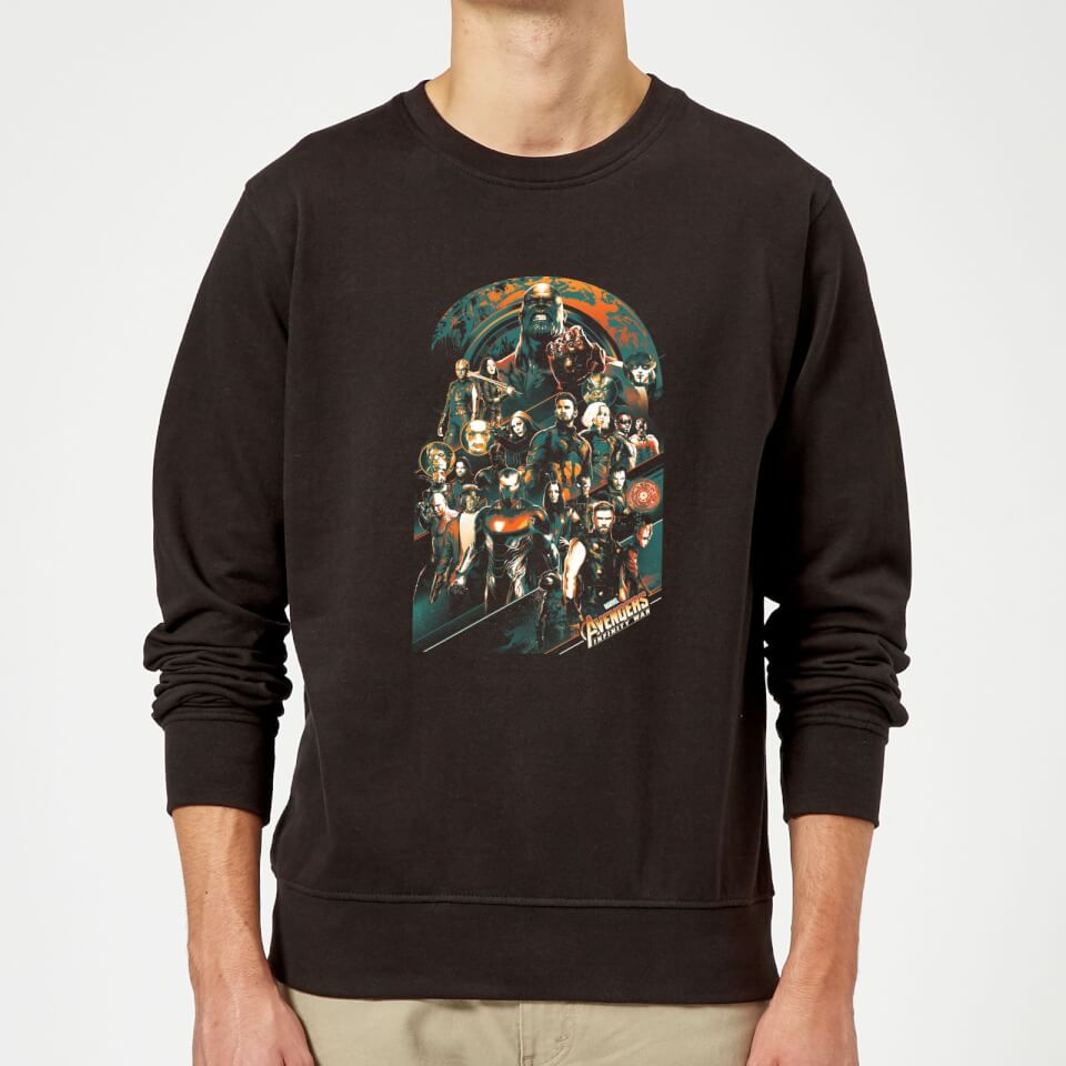 Marvel Avengers Infinity War Avengers Team Sweatshirt - Black