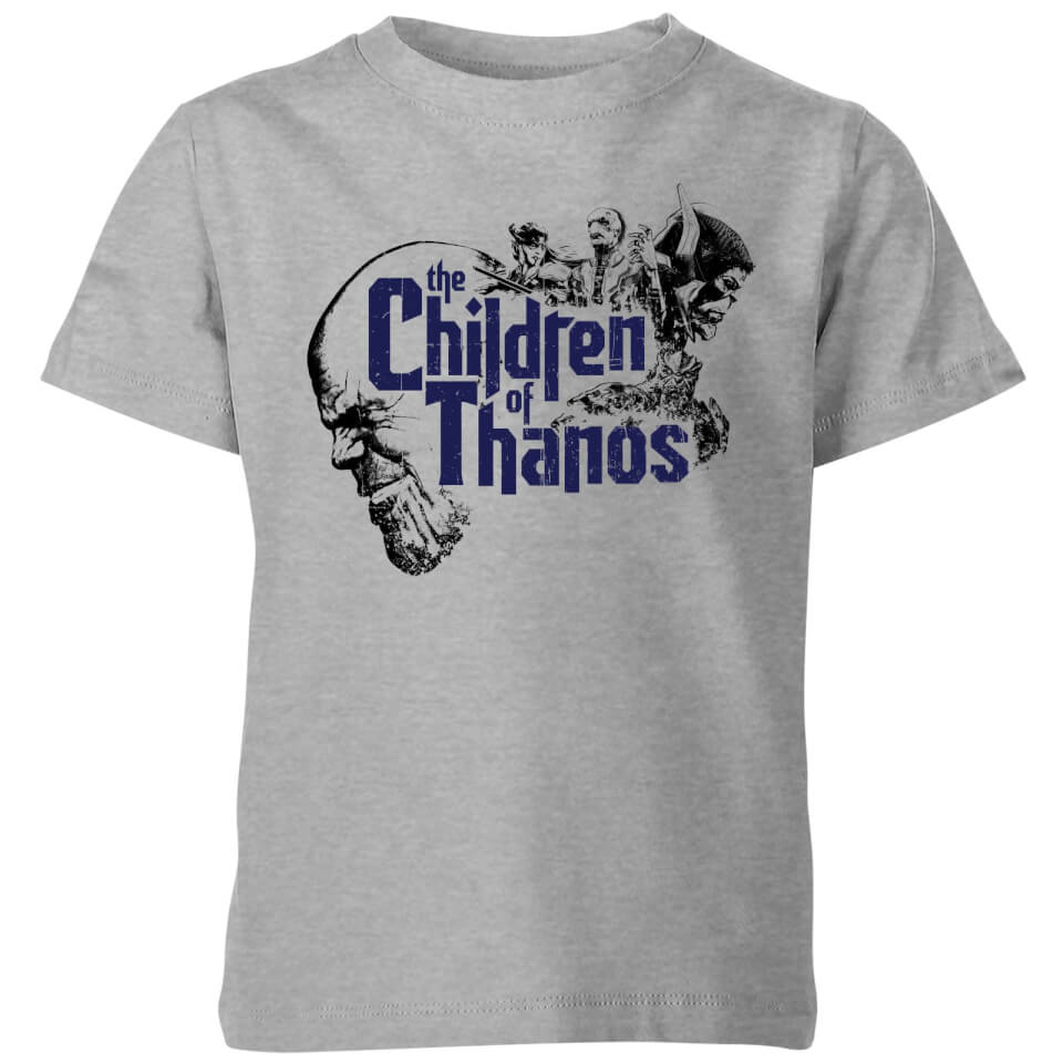 Marvel Avengers Infinity War Children Of Thanos Kids' T-Shirt - Grey