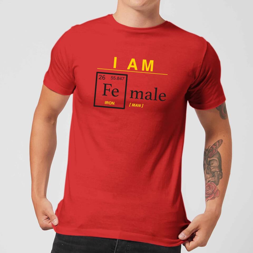 I Am Fe Male T-Shirt - Red
