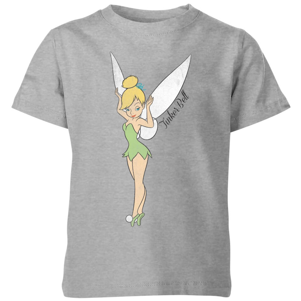 Disney Tinker Bell Classic Kids' T-Shirt - Grey