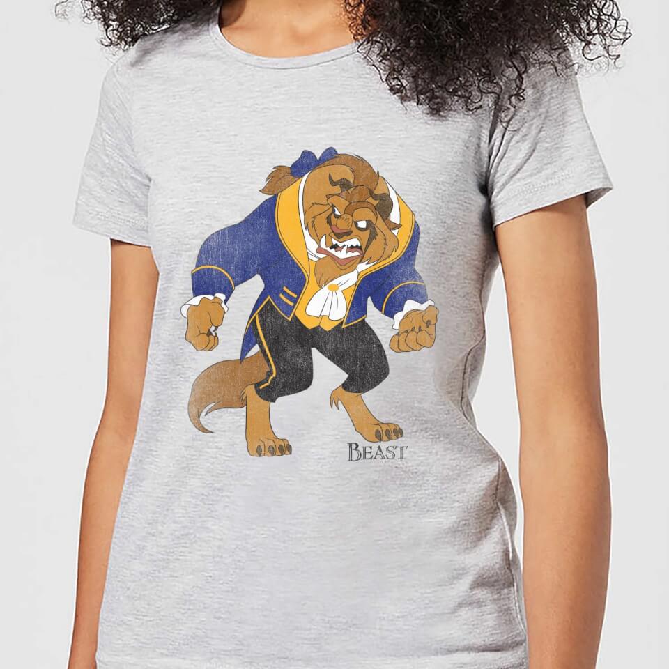 Disney Beauty And The Beast Classic Women's T-Shirt - Grey