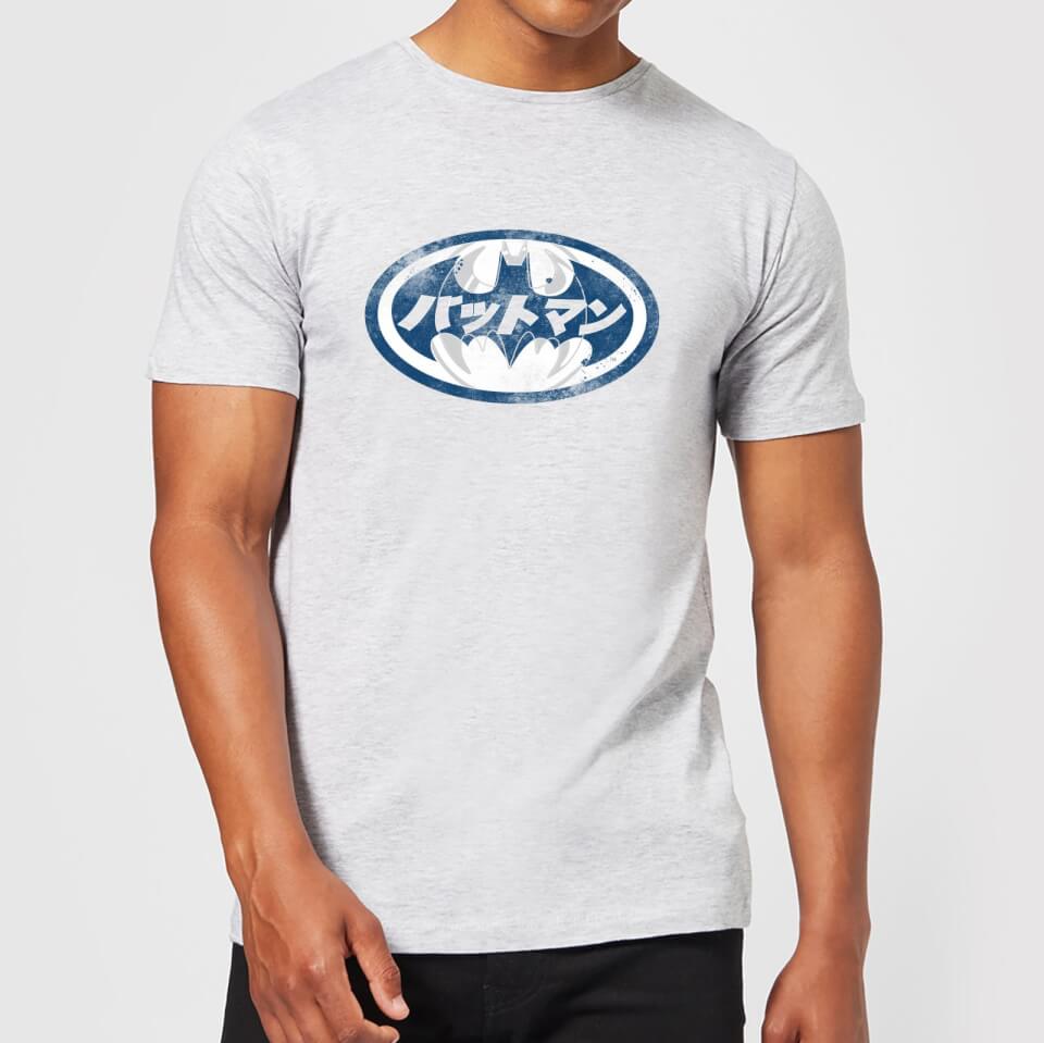 DC Comics Batman Japanese Logo T-Shirt in Grey