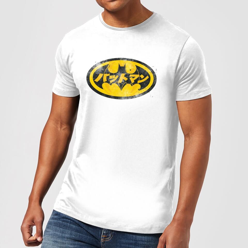 DC Comics Batman Japanese Logo T-Shirt in White