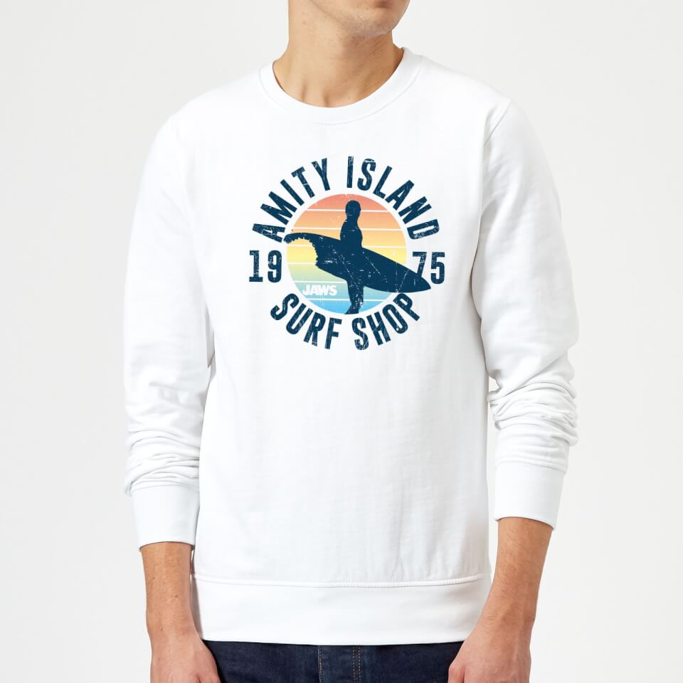 Jaws Amity Surf Shop Sweatshirt - White