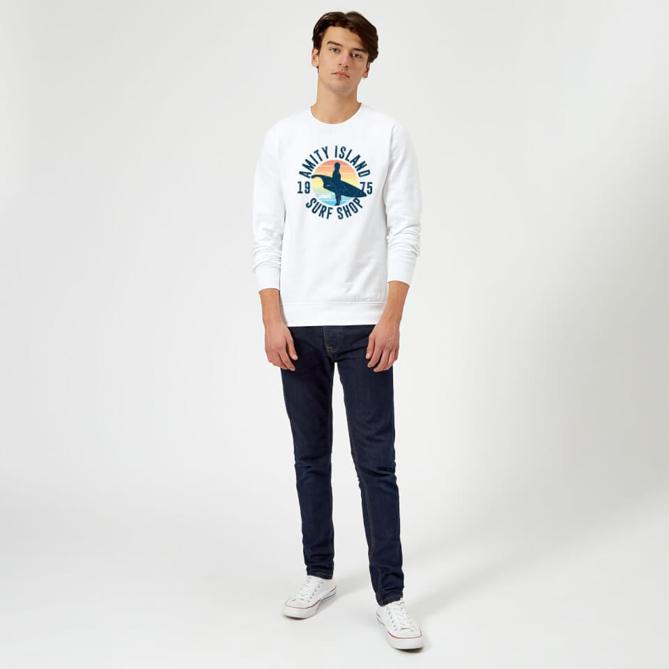 Jaws Amity Surf Shop Sweatshirt - White 1