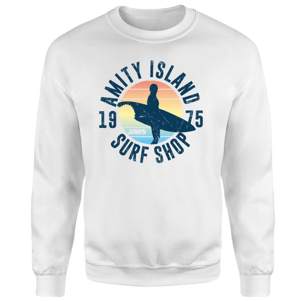 Jaws Amity Surf Shop Sweatshirt - White 2