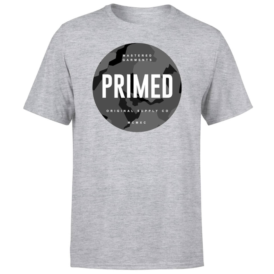 Primed Stamp T-Shirt - Grey