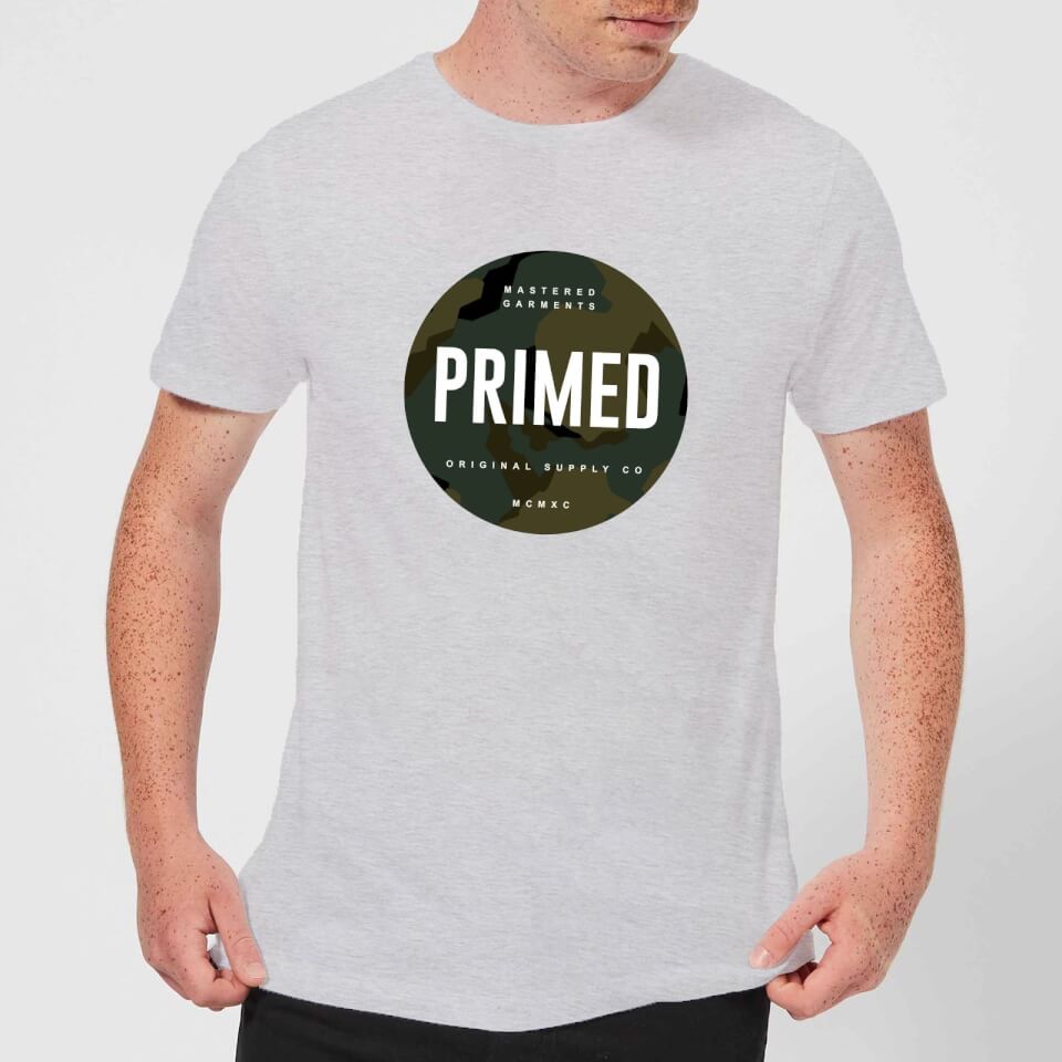 Primed Stamp T-Shirt - Grey 0