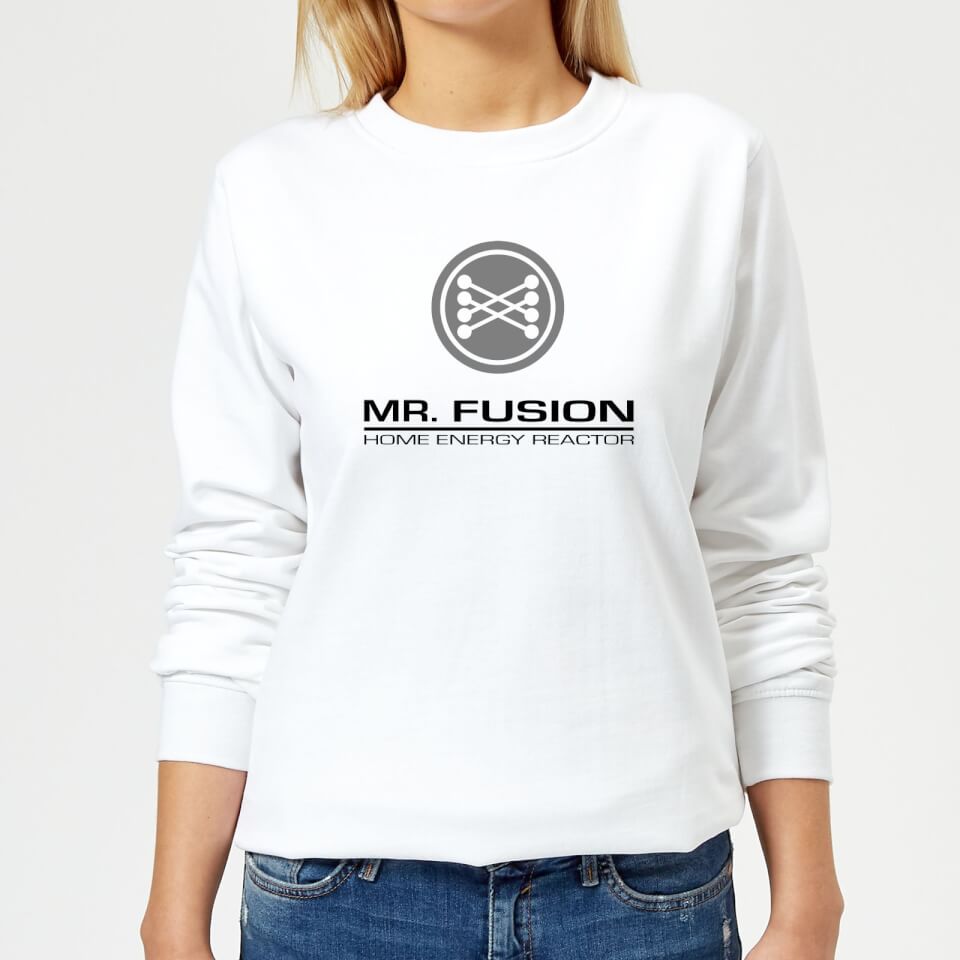 Back To The Future Mr Fusion Women's Sweatshirt - White