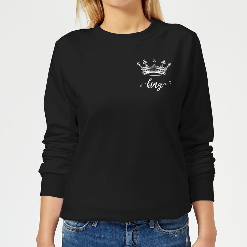 Kings Crown Women's Sweatshirt - Black