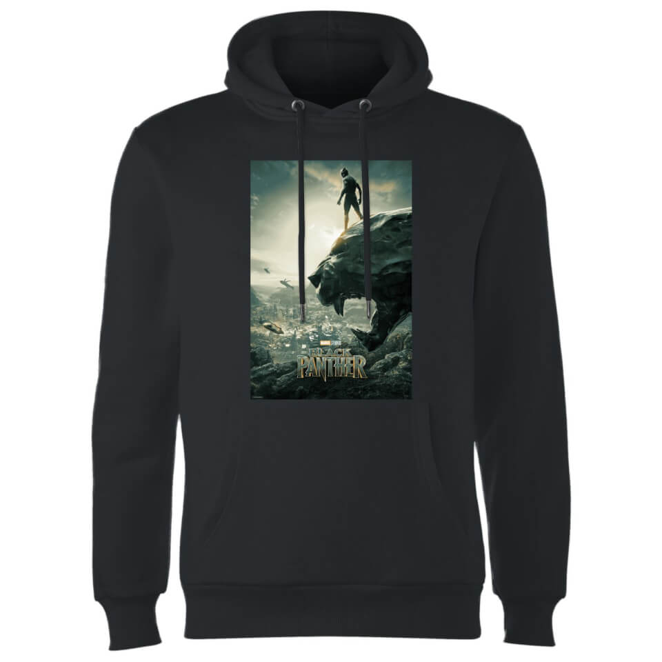 Black Panther Poster Hoodie - Black