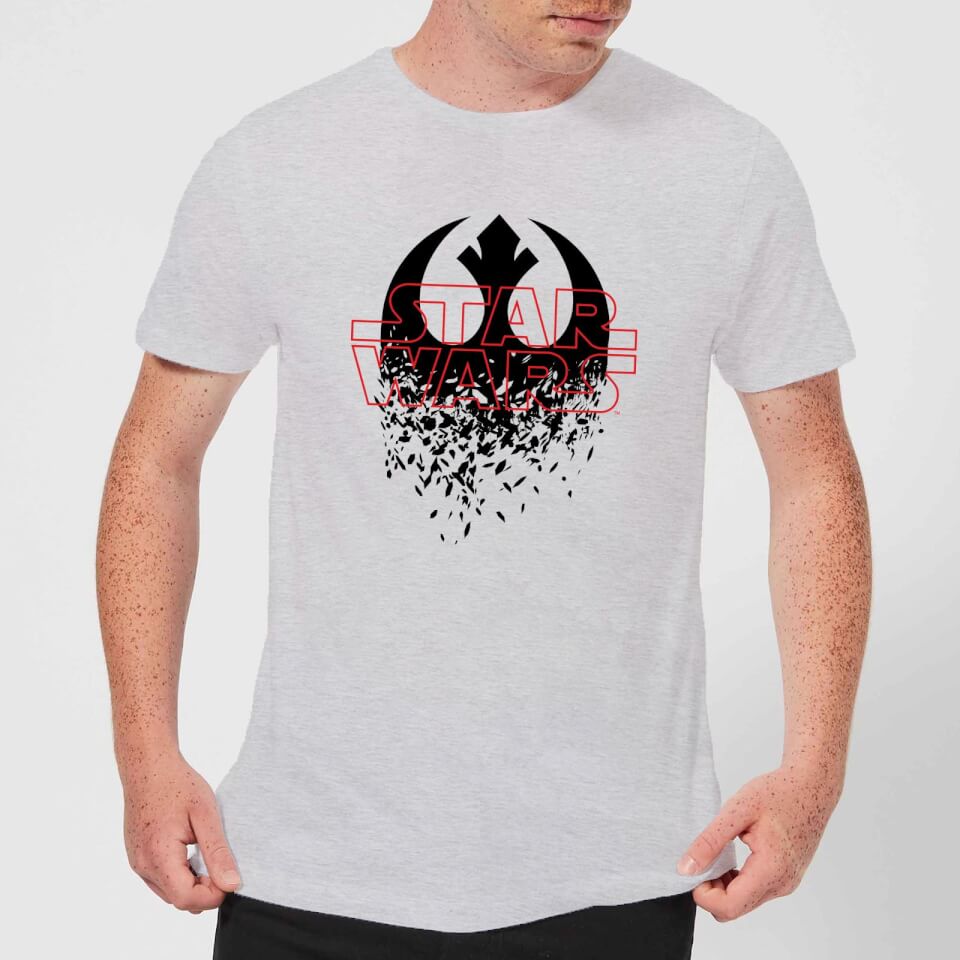 Star Wars Shattered Emblem T-Shirt - Grey