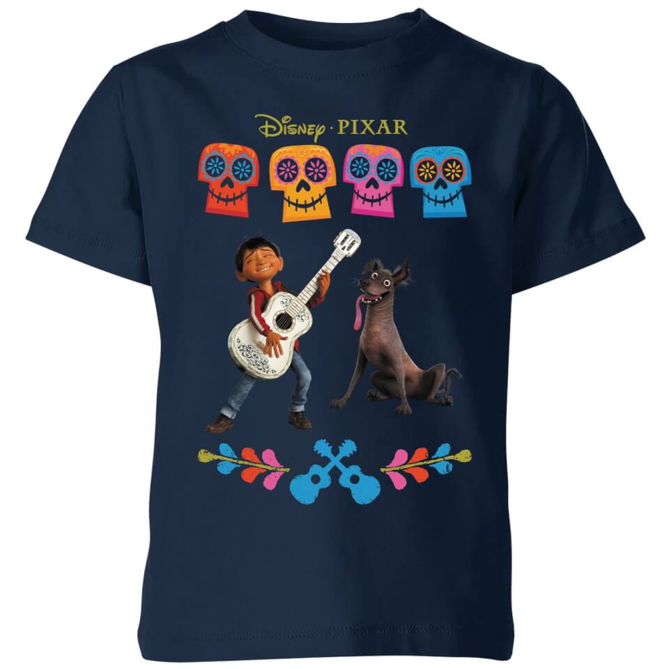 Coco Miguel Logo Kids' T-Shirt - Navy