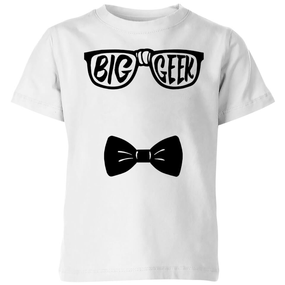My Little Rascal Big Geek Kids' T-Shirt - White