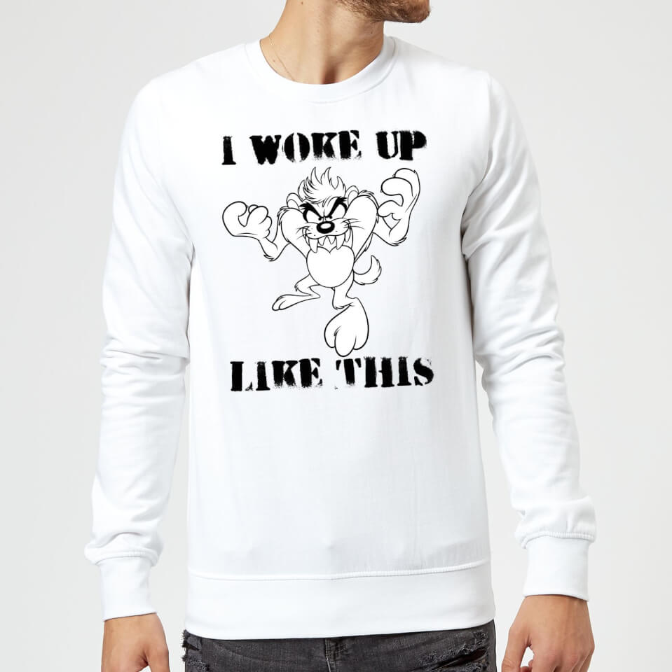 Looney Tunes I Woke Up Like This Sweatshirt - White