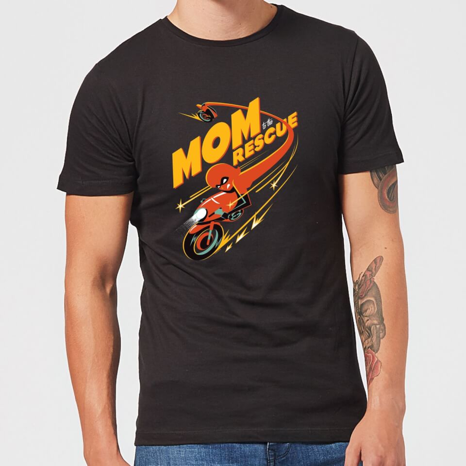 The Incredibles 2 Mom To The Rescue Men's T-Shirt - Black